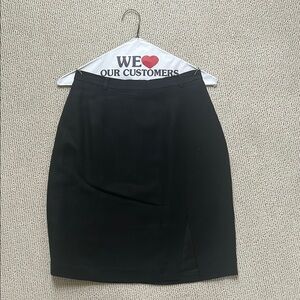 Ann Taylor Black Mini Pencil Skirt for Cocktail